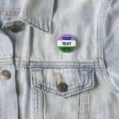 Genderqueer-pridevlag Ronde Button 3,2 Cm (In situ)