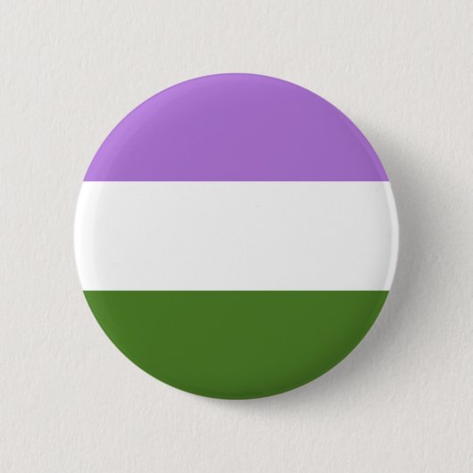 Genderqueer-pridevlag Ronde Button 5,7 Cm (Voorkant)