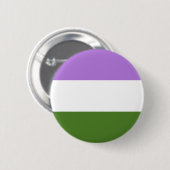 Genderqueer-pridevlag Ronde Button 5,7 Cm (Voorkant /achterkant)