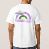 GENDERQUEER RAINBOW T-SHIRT (Achterkant)