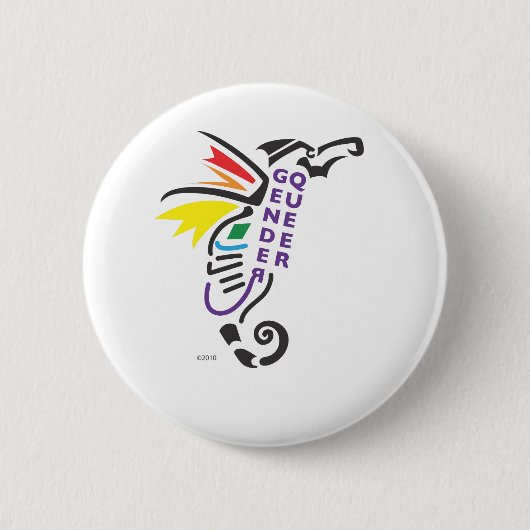 Genderqueer Symbol Button (Voorkant)