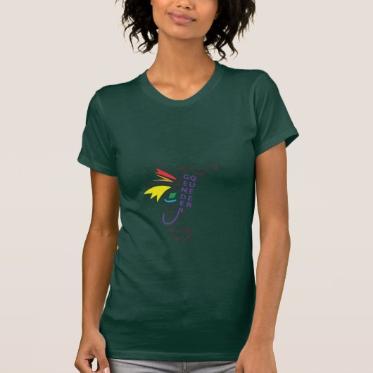 Genderqueer Symbol T-shirt (Voorkant)