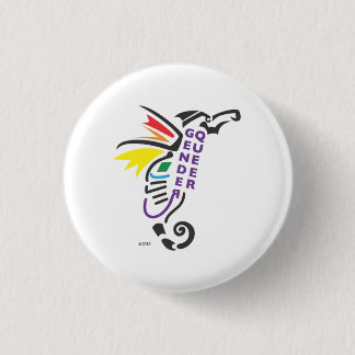 Genderqueer Symbool Button Small