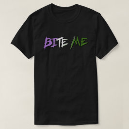 Genderqueer trots Bijt me T-shirt