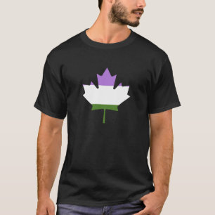 Genderqueer trots kaartblad T-Shirt