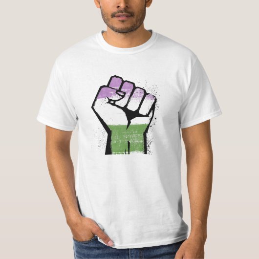 GENDERQUEER VERZET T-SHIRT (Voorkant)