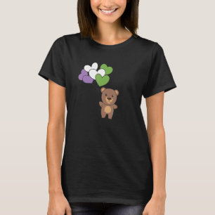 Genderqueer Vlag Ballon Harten Pride Lgbtq Beer T-shirt