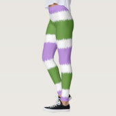 Genderqueer Vlag Bredestreep Leggings (Links)