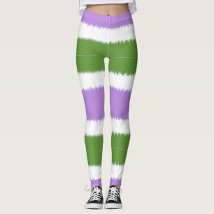 Genderqueer Vlag Bredestreep Leggings