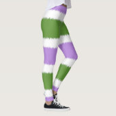 Genderqueer Vlag Bredestreep Leggings (Rechts)