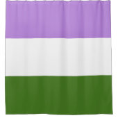 Genderqueer Vlag Douchegordijn (Voorkant)