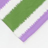 Genderqueer Vlag Fleece Deken (Hoek)