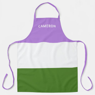 Genderqueer Vlag Monogrammed Schort