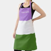 Genderqueer Vlag Monogrammed Schort (Insitu)