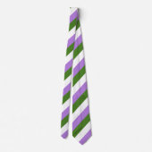 Genderqueer vlag stropdas (Achterkant)