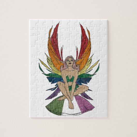 Genderqueere fee legpuzzel (Verticaal)