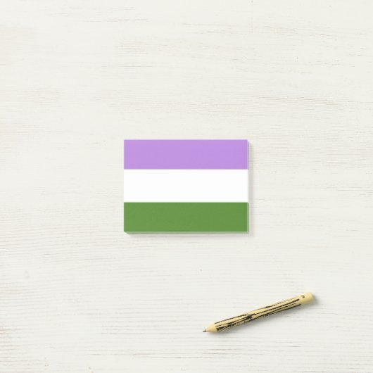 Genderqueerprijs Post-it® Notes (Op bureau)