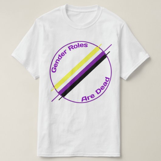 Genderrollen zijn dode T-shirt (Design voorkant)
