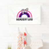 Gendervloeibaar geslachtsymbool spandoek (Insitu)
