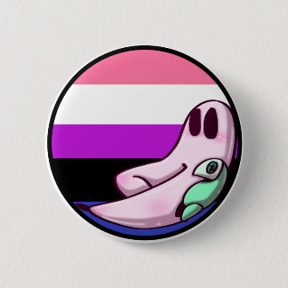 Gendervloeide Freshno Night Crawler Pride Pin Ronde Button 5,7 Cm