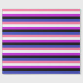Gendervloeide Pride Flag Cadeaupapier (Vlak)