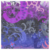 Gendervloeide Pride Flag Colors Dragon Damask Stof (Close Up)
