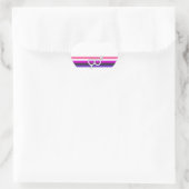 Gendervloeide Pride Flag Hart Sticker (Tas)