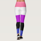 Gendervloeide Pride Flag Leggings (Achterkant)