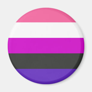 Gendervloeide Pride Flag Magneet