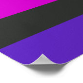 Gendervloeide Pride Flag Poster (Hoek)