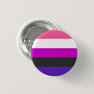 Gendervloeide Pride Flag Ronde Button 3,2 Cm