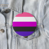 Gendervloeide Pride Flag Ronde Button 4,0 Cm (In situ)