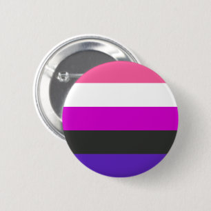 Gendervloeide Pride Flag Ronde Button 5,7 Cm