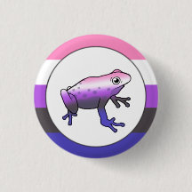 Gendervloeide Pride Frog Pin
