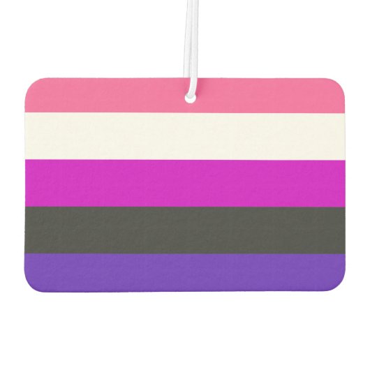 Gendervloeide Pride Luchtverfrisser (Achterkant)