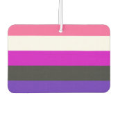 Gendervloeide Pride Luchtverfrisser (Voorkant)
