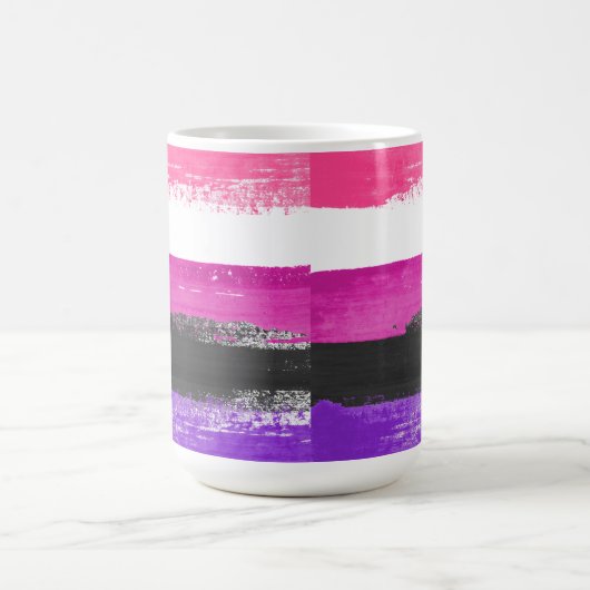 Gendervloeide Pride Paint Koffiemok (Center)