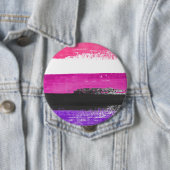 Gendervloeide Pride Paint Ronde Button 4,0 Cm (In situ)