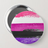 Gendervloeide Pride Paint Ronde Button 4,0 Cm (Voorkant /achterkant)