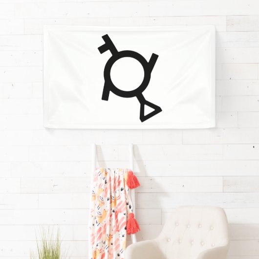 Gendervloeiend Derde Geslacht Demigirl Geslacht Sy Spandoek (Insitu)