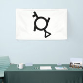 Gendervloeiend Derde Geslacht Demigirl Geslacht Sy Spandoek (Beurs)