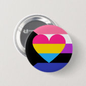Gendervloeiende Panromantische Demisexual Pride Bu Ronde Button 5,7 Cm (Voorkant /achterkant)