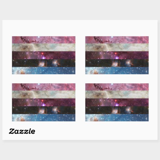 Gendervloeistof nevel stickers (Vel)