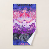 Gendervloeistofdragon Damask - Gendervloeide Pride Bad Handdoek (Handdoek)
