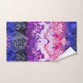 Gendervloeistofdragon Damask - Gendervloeide Pride Bad Handdoek (Handdoek)