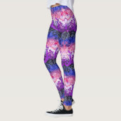 Gendervloeistofdragon Damask - Gendervloeide Pride Leggings (Links)