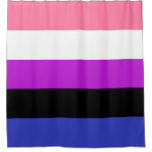 Gendervloeivlag Douchegordijn (Voorkant)