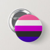 Gendervloeivlag Ronde Button 5,7 Cm (Voorkant /achterkant)