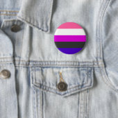 Gendervloeivlag Ronde Button 5,7 Cm (In situ)