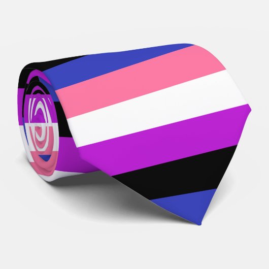 Gendervloeivlag Stropdas (Opgerold)